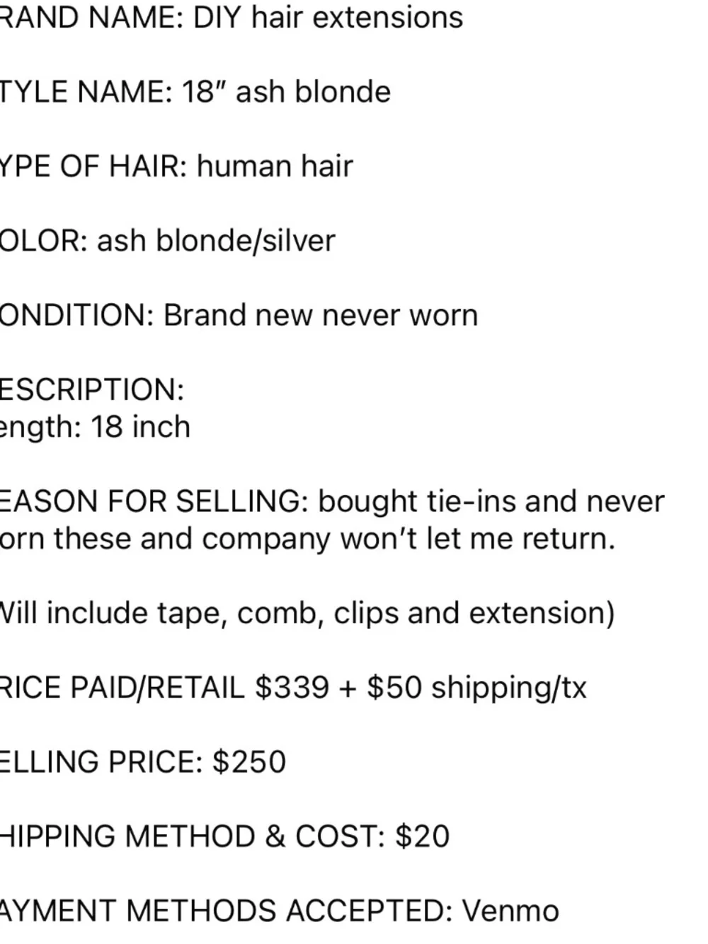DIY hair extensions